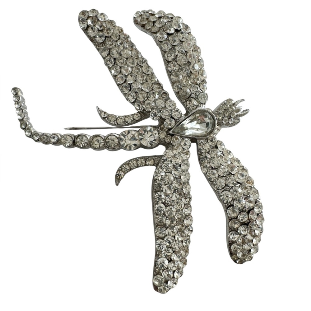 Jay Feinberg Vintage Costume Dragonfly Brooch Large